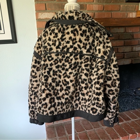 Veronica Beard Anita Teddy Jacket Leopard Print Sz 3XL - Picture 7 of 10